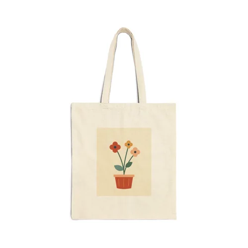 Desert Bloom — Canvas Tote