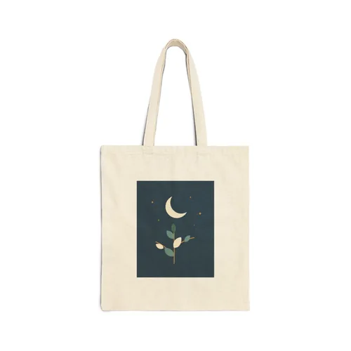 Lunar Garden — Canvas Tote