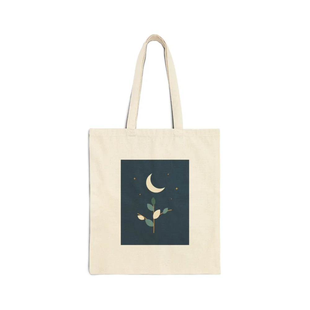 Lunar Garden — Canvas Tote