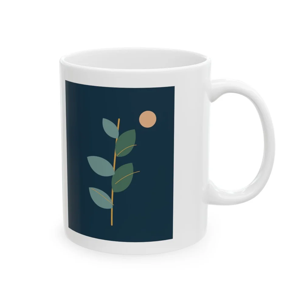 Midnight Botanical — Ceramic Mug