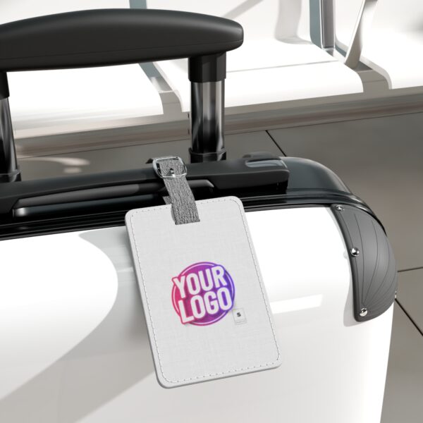 Saffiano Polyester Luggage Tag, Rectangle - Image 5