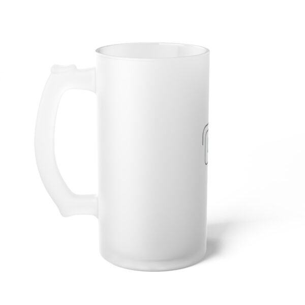 Frosted Glass Beer Mug - Image 3